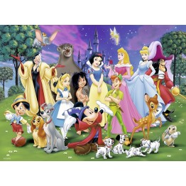 Puzzle Disney personajele preferate, 200 piese Ravensburger